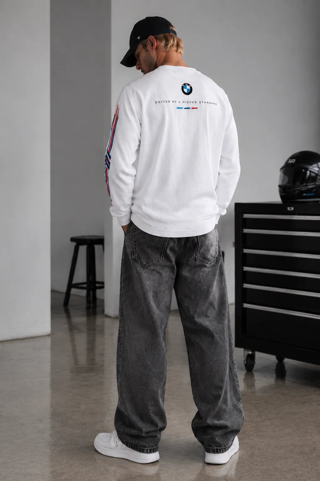 BMW Motorsport waffle sweatshirt