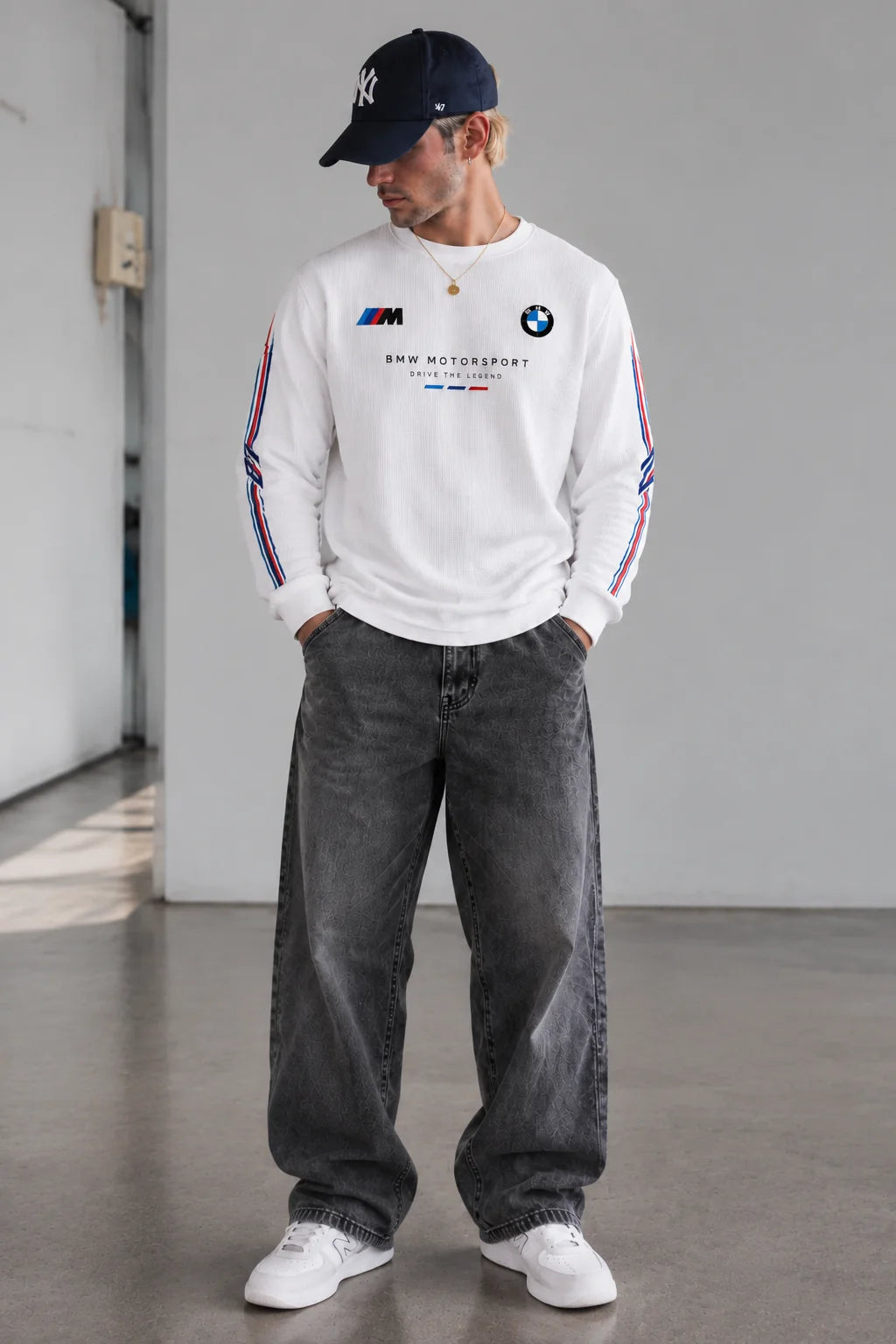 BMW Motorsport waffle sweatshirt